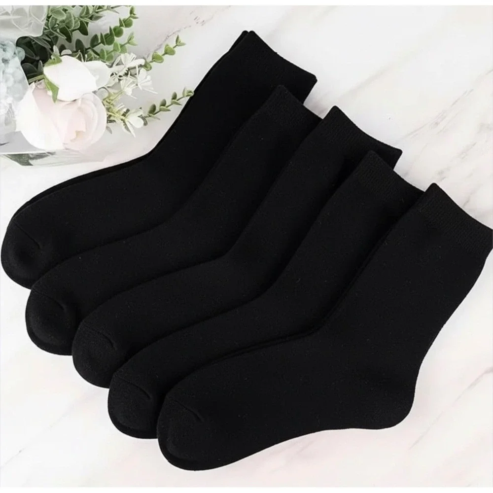 Calcetines Unisex De Lana Merino De Grosor Medio Talla 7-13 Paquete De 5 Nueva‎
